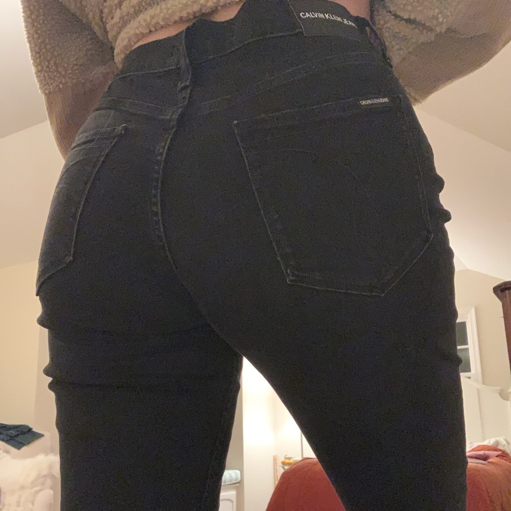 Black Calvin Klein skinny jeans perfect condition